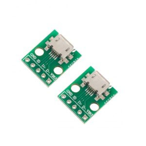 Micro Usb Type Adapter - Micro USB Type B Mike Patch Straight Plug Adapter Plate Welding Head-2pcs.
