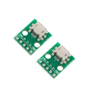 Micro Usb Type Adapter - Micro USB Type B Mike Patch Straight Plug Adapter Plate Welding Head-2pcs.