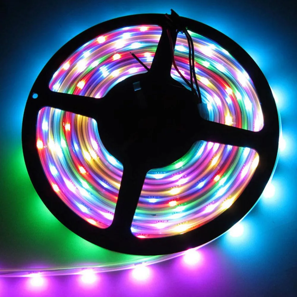 Ws2812b Led 5v - WS2812B 5V Addressable RGB IP67 Waterproof LED Strip – 5m