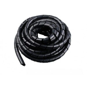 8mm Wire - 8mm Spiral Wrapping Band Black 10M for Wires