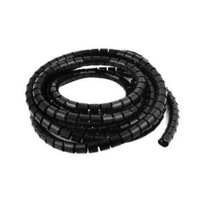 10mm Wire - 10mm Spiral Wrapping Band Black 10M for Wires