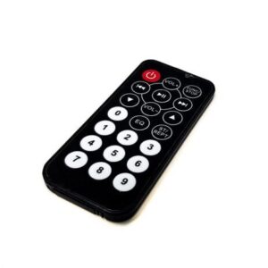 Black Ir Remote Battery - Black IR Remote Control (Without Battery)