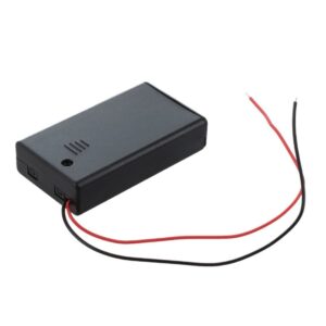 3 x 1.5V AAA battery holder with cover and On/Off Switch