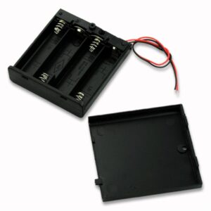 1.5v Battery - 4 x 1.5V AAA battery holder with cover and On/Off Switch