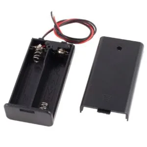 1.5v Battery 449833 - 2 x 1.5V AA battery holder with cover and On/Off Switch