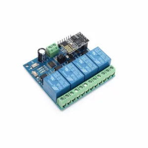 Esp8266 Module 5v - ESP8266 ESP-01 5V 4-Channels WiFi Relay Module for Home Remote Control Switch