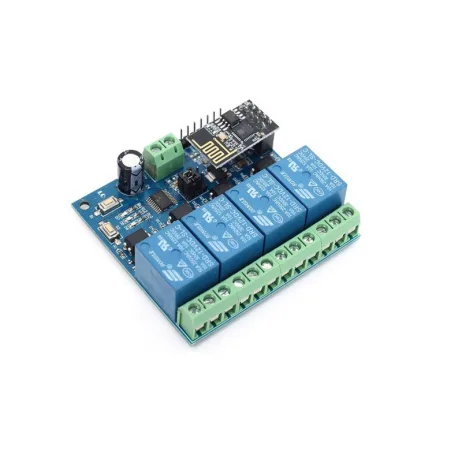 Esp8266 Module 5v - ESP8266 ESP-01 5V 4-Channels WiFi Relay Module for Home Remote Control Switch