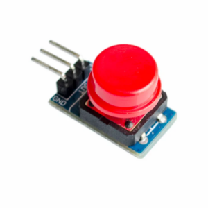 Red Electronic Building Module - Red Electronic Building Blocks Big Key Button Module High Level Output