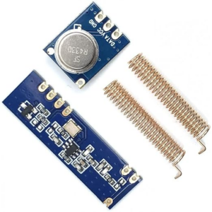 Stx882 Module - 433MHz 100 Meters STX882 ASK Transmitter Module + SRX882 Superheterodyne Receiver Module + Antenna