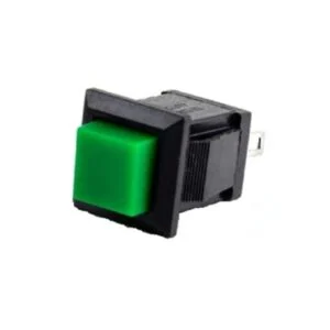 Ds-429b Switch 10mm - Green DS-429B 10MM 2PIN Self-Reset Square Push Button Switch