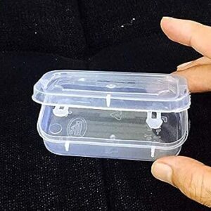 Small Containers Plastic Box - Small Containers Plastic Mini Box Clear Boxes With Lock Lid 100 Ml Transparent