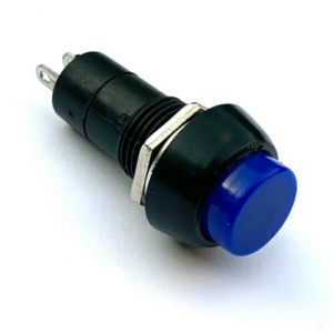 Blue PBS-11B 12MM 2PIN Momentary Self-Reset Round Plastic Push Button Switch.2