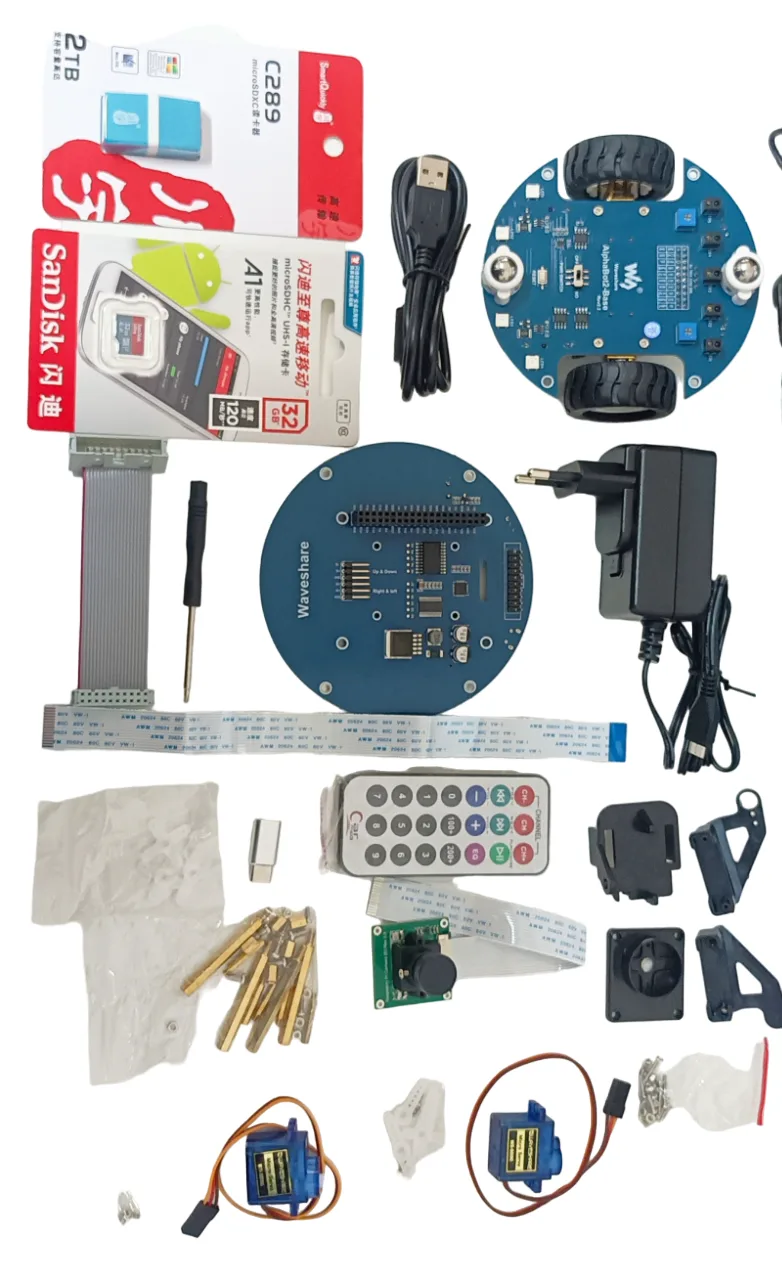 Waveshare AlphaBot2 robot building kit for Raspberry Pi 3B/3B+/4B (no Pi)