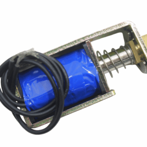 DC 12V 1A 10mm Stroke 15N Force Open Frame Solenoid Door Lock