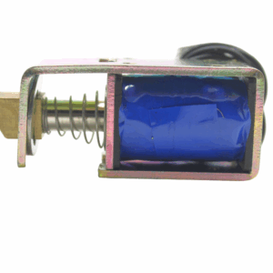 DC 12V 1A 10mm Stroke 15N Force Open Frame Solenoid Door Lock