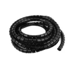 10mm Spiral Wrapping Band Black 10M for Wires
