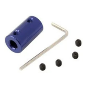 Blue Aluminum Alloy Coupling 5x8MM for 3D Printers and CNC Machines