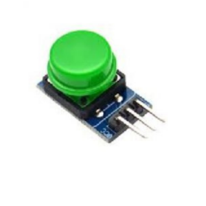 Green Electronic Building Blocks Big Key Button Module High Level Output