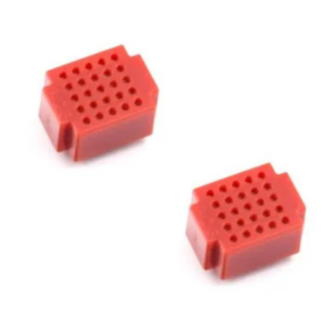 XF-25 Ultra Mini Breadboard Red- (Pack of 2)