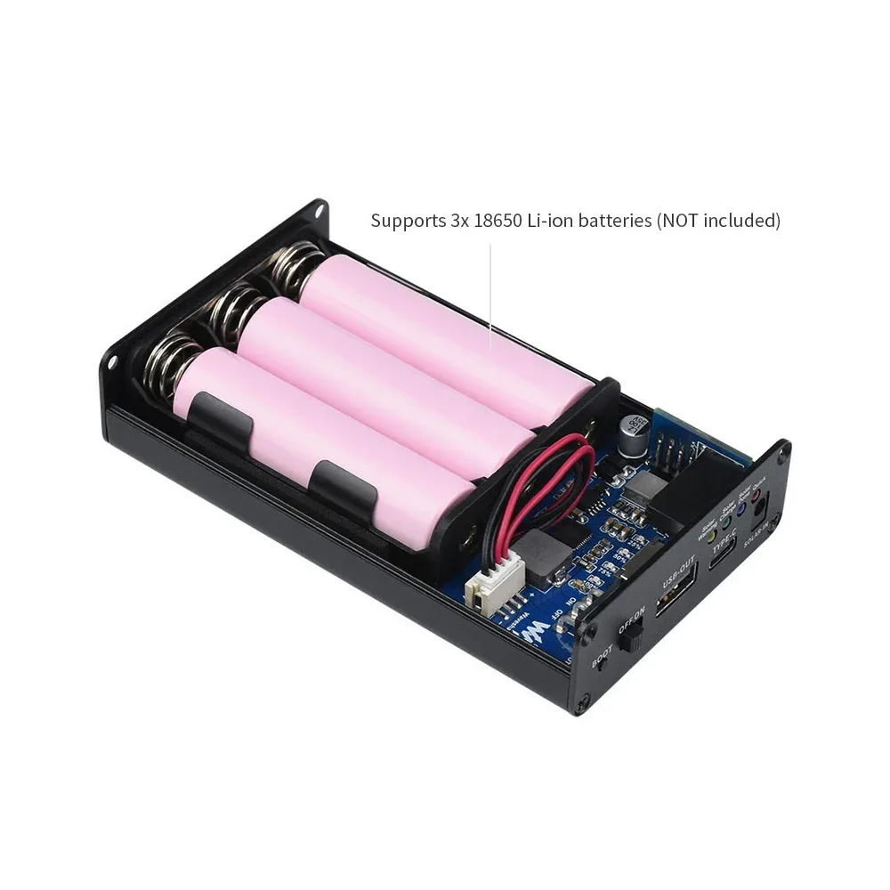 Waveshare-Solar-Power-Manager-C-Supports-3×18650-Batteries-Multi-Protection-Circuits-2 Waveshare-Solar-Power-Manager-C-Supports-3x18650-Batteries-Multi-Protection-Circuits-2