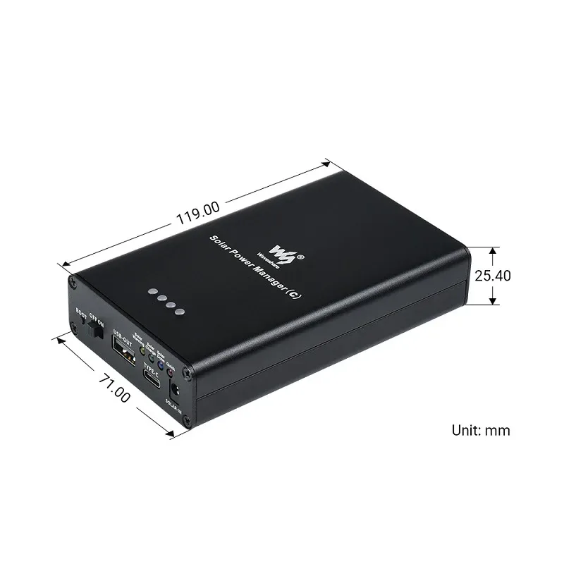 Waveshare-Solar-Power-Manager-C-Supports-3×18650-Batteries-Multi-Protection-Circuits-5 Waveshare-Solar-Power-Manager-C-Supports-3x18650-Batteries-Multi-Protection-Circuits-5