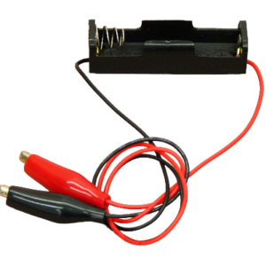 1 x AA Battery Holder Box with Alligator Clips