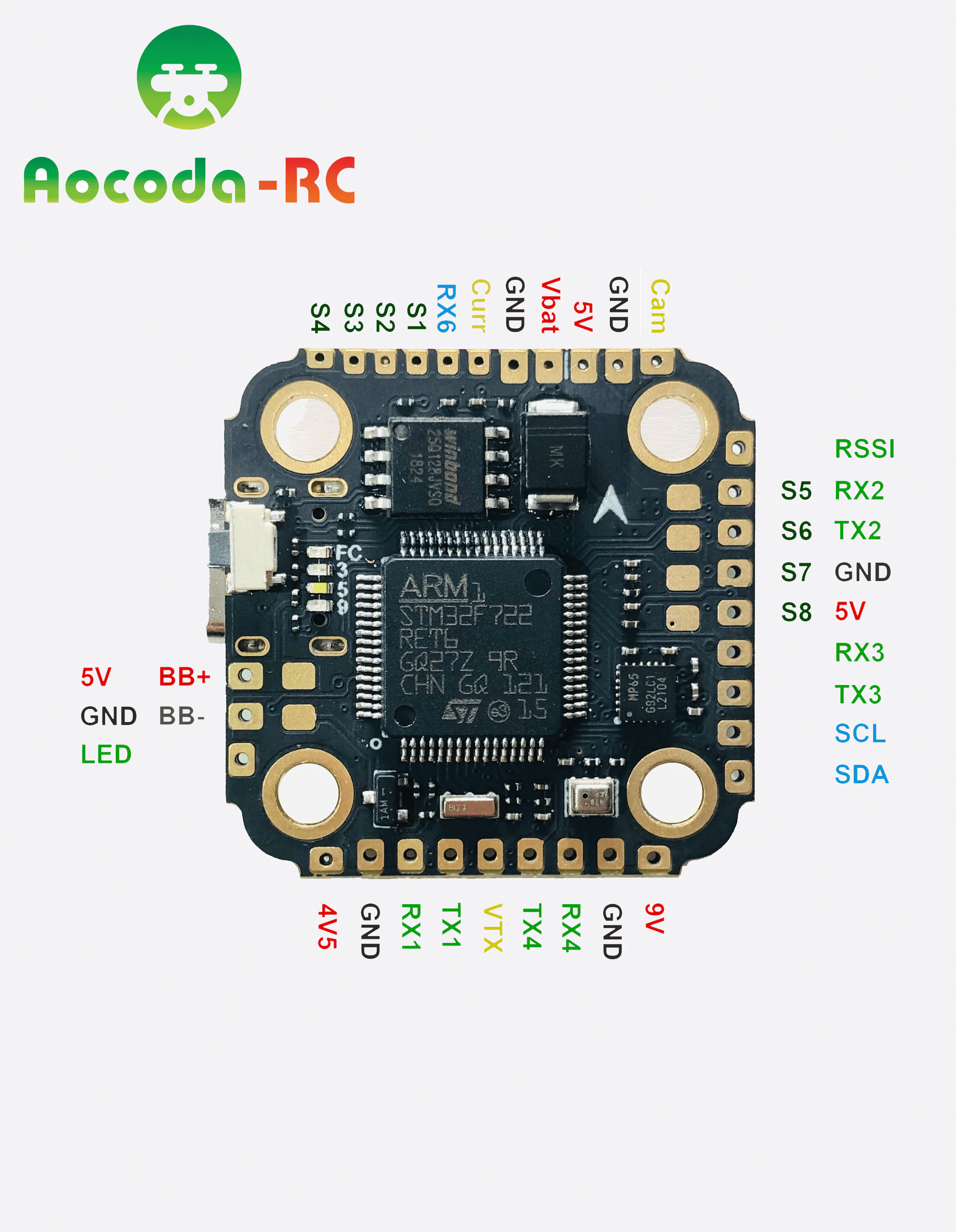 Flight Controller, Flight Controller, Drone Flight Controller Aocoda-Rc Sku1345176 Aocoda-Rc Sku1345176