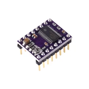 DRV8825 Stepper Motor Driver with Aluminum Heat Sink.( Lower current limiting resistance)