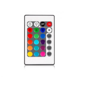 12V 5050 RGB LED Strip Controller box with 24 Key IR Remote Control.2
