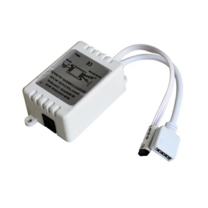 12V 5050 RGB LED Strip Controller box with 24 Key IR Remote Control.7