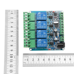 12V Modbus RTU 4, Channels Relay Module, Input Optocoupler, Isolation RS485 MCU for, Arduino.4