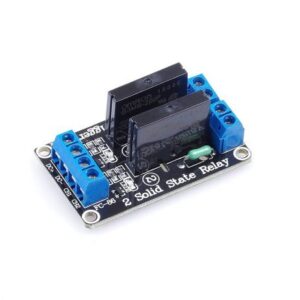 24v Module 450154 - 2 Channel 24V Relay Module Solid State Low Level SSR DC Control 250V 2A with Resistive Fuse