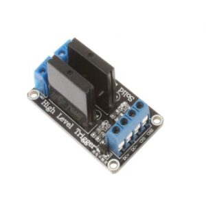 12v Module 450160 - 2 Channel 12V Relay Module Solid State High Level SSR DC Control 250V 2A with Resistive