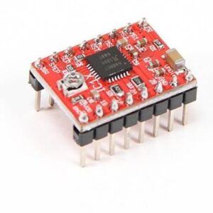 A4988 Stepper Motor 1.5a - Original Chip with Retail Package Red A4988 Stepper Motor Driver (with Heatsink,1.5A)
