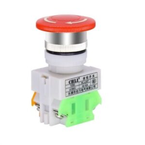 Lay37 Switch - Red Mushroom Cap LAY37-, 11ZS 1NO 1NC DPST, Emergency Stop Push, Button Switch AC 660V 10A, Switch Equipmen...