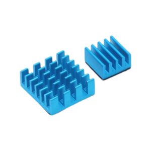 Set Blue Aluminum Heatsink - Set of Blue Aluminum Heatsink for Raspberry Pi
