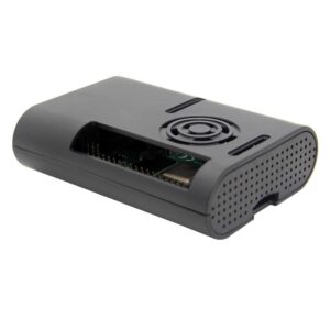 Raspberry Pi Black Case - Raspberry Pi 4 Black Compact ABS Case