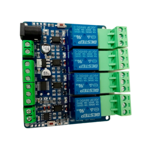 7-24V Modbus RTU 4, Channels Relay Module, RS485TTL Anti-Reverse, Connection.3