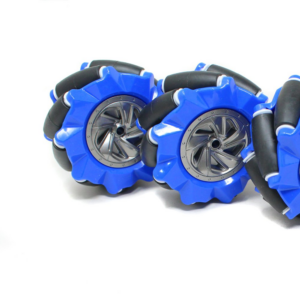80mm-A Mecanum Wheel Compatible with 6.7mm Coupling (Pack of 4)-Blue.3