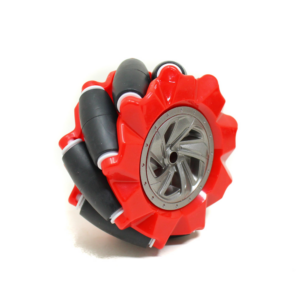 80mm-A Mecanum Wheel Compatible with 6.7mm Coupling (Pack of 4)-Red.2