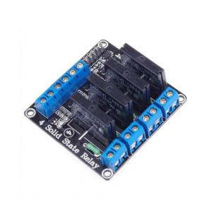 4 Channel 3-24V Relay Module Solid State High Level SSR DC Control DC with Resistive Fuse