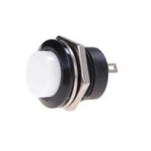 White R13-507 16MM 2PIN Momentary Self-Reset Round Cap Push Button Switch