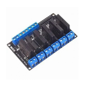 6 Channel 3-24V Relay Module Solid State Low Level SSR DC Control DC with Resistive Fuse