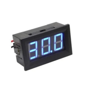Blue Two-Wire 0.56 Inch DC5V-120V DC Digital Display Voltmeter For Car Bicycle Motorcycle