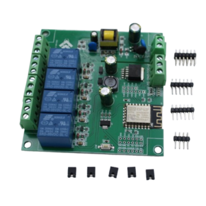 AC90-250V ESP8266, Wireless WIFI Relay, Module 4 Channel ESP-, 12F Wifi Development, Board AC/DC 5V/7-28V/5-, 80V Power Supply