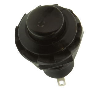 Black R13-502 12MM 2PIN Momentary Self-Reset Round Cap Push Button Switch.2