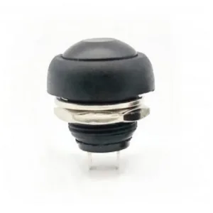 Black Waterproof Pbs 33b - Push Button