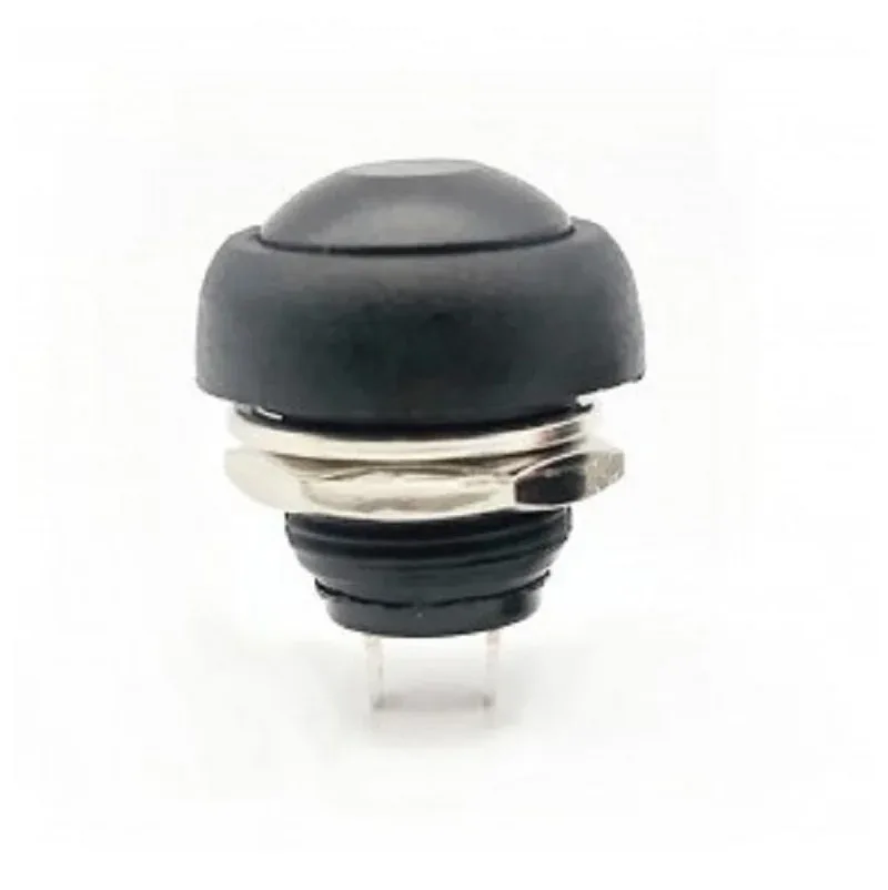 Black Waterproof Pbs 33b - Push Button