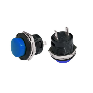 Blue R13-507 16MM 2PIN Momentary Round Cap Push Button Switch.2
