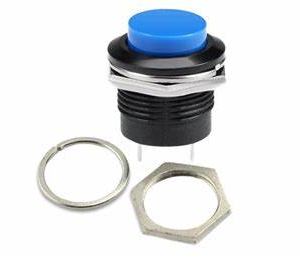 Blue R13-507 16MM 2PIN Momentary Round Cap Push Button Switch.4